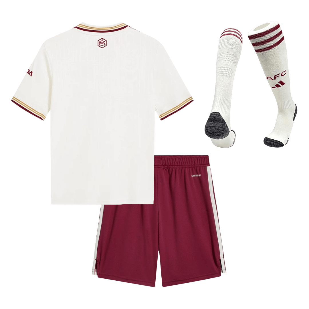 Arsenal Third Away Kids Soccer Jerseys Full Kit 2025/26