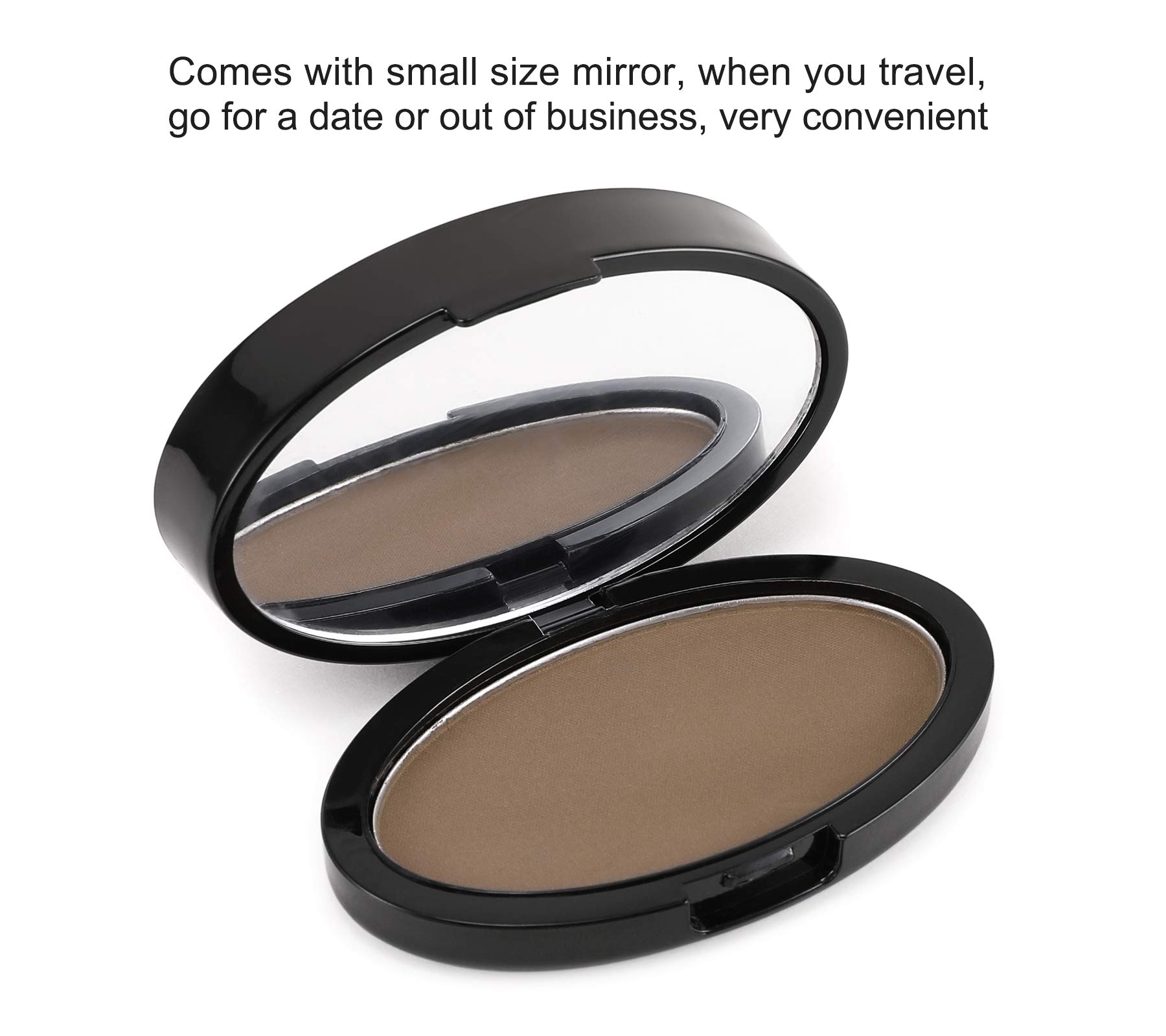 Eyebrow Seal Stamp Powder - Waterproof 3 Seconds Eye Make Up Nature Coloring Kit - Creates Natural Looking Brows for Makeup Beginners