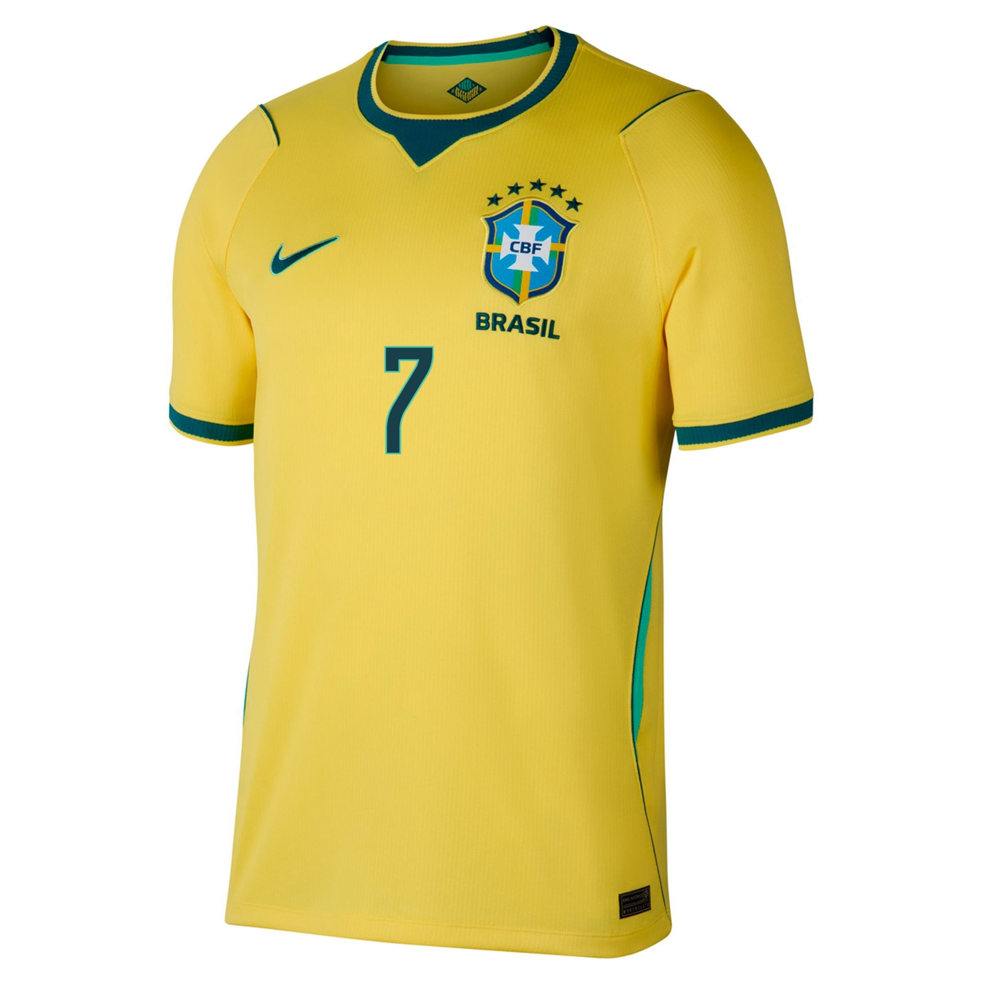 Men's Fan Edition Nike Vini Jr. Brazil Home Jersey 2026