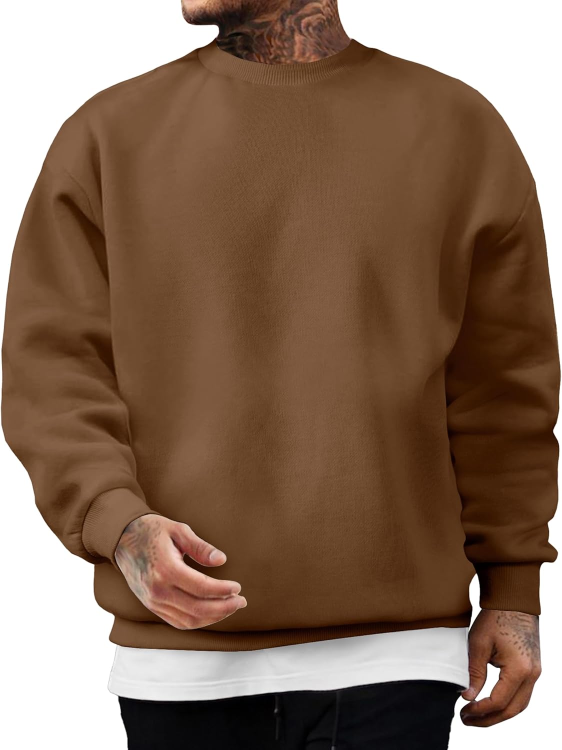 Sweatshirts Cotton Pullover Sweatshirt for Men