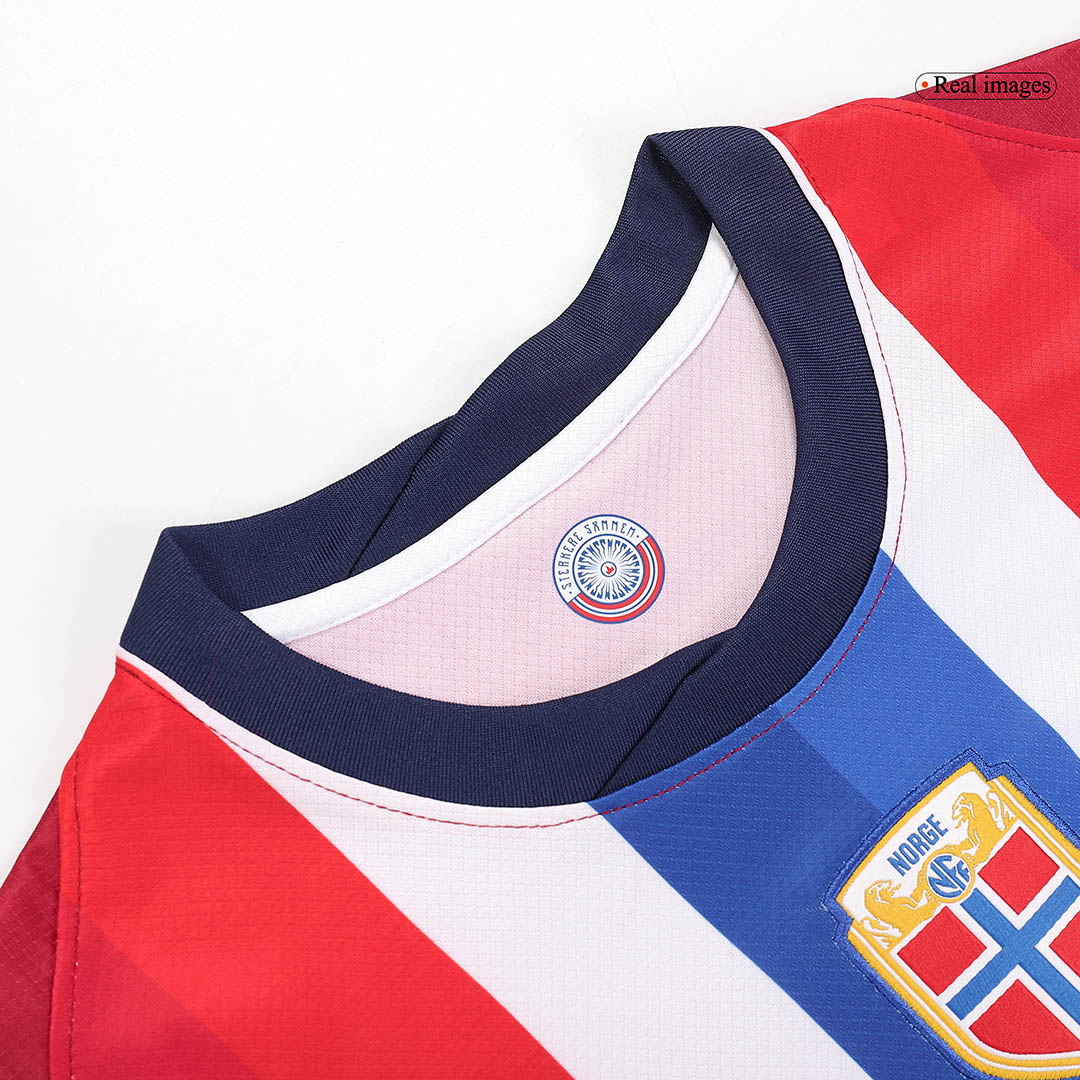 HAALAND #9 Norway Home Soccer Jersey