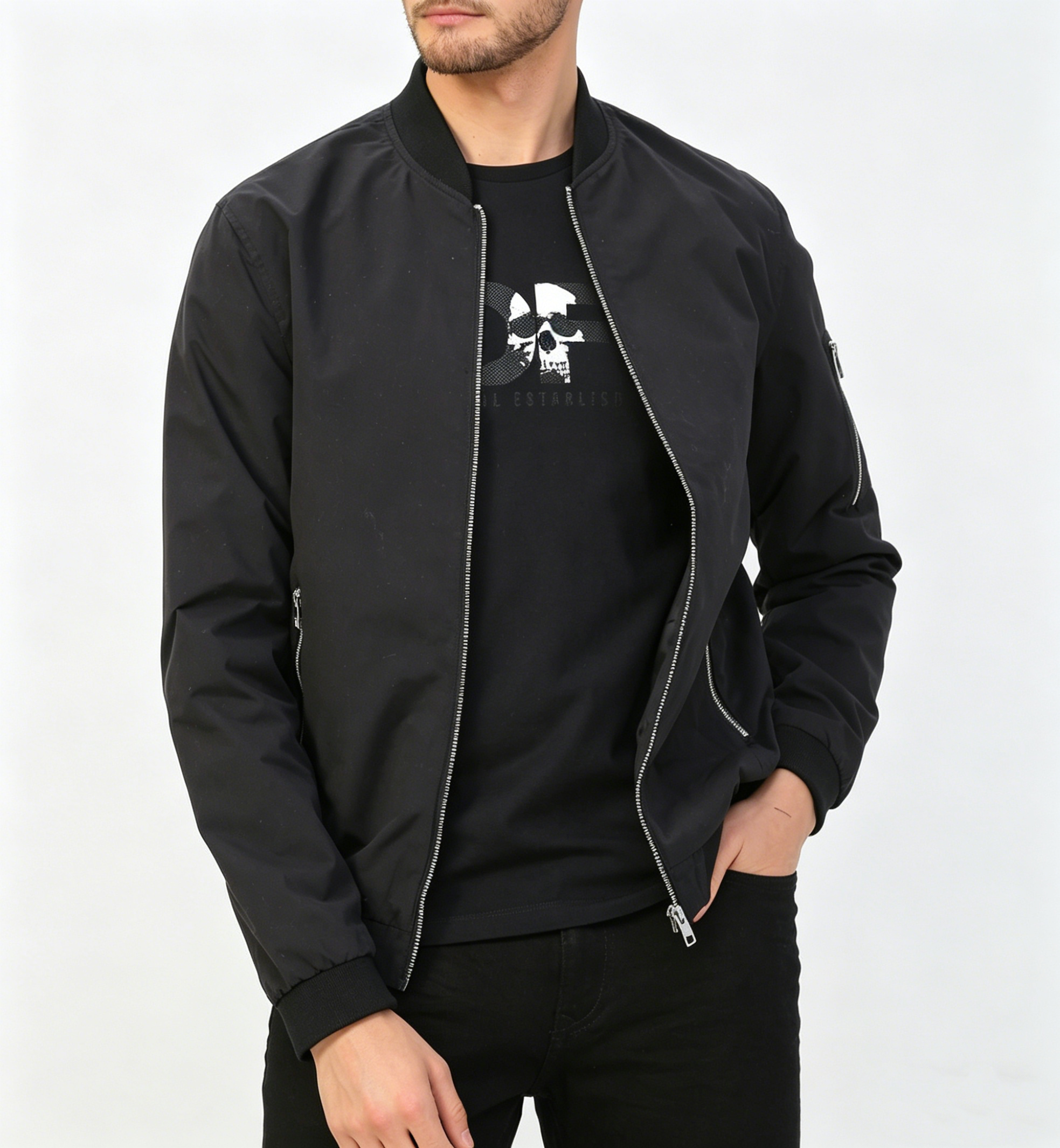 Men's black jacket