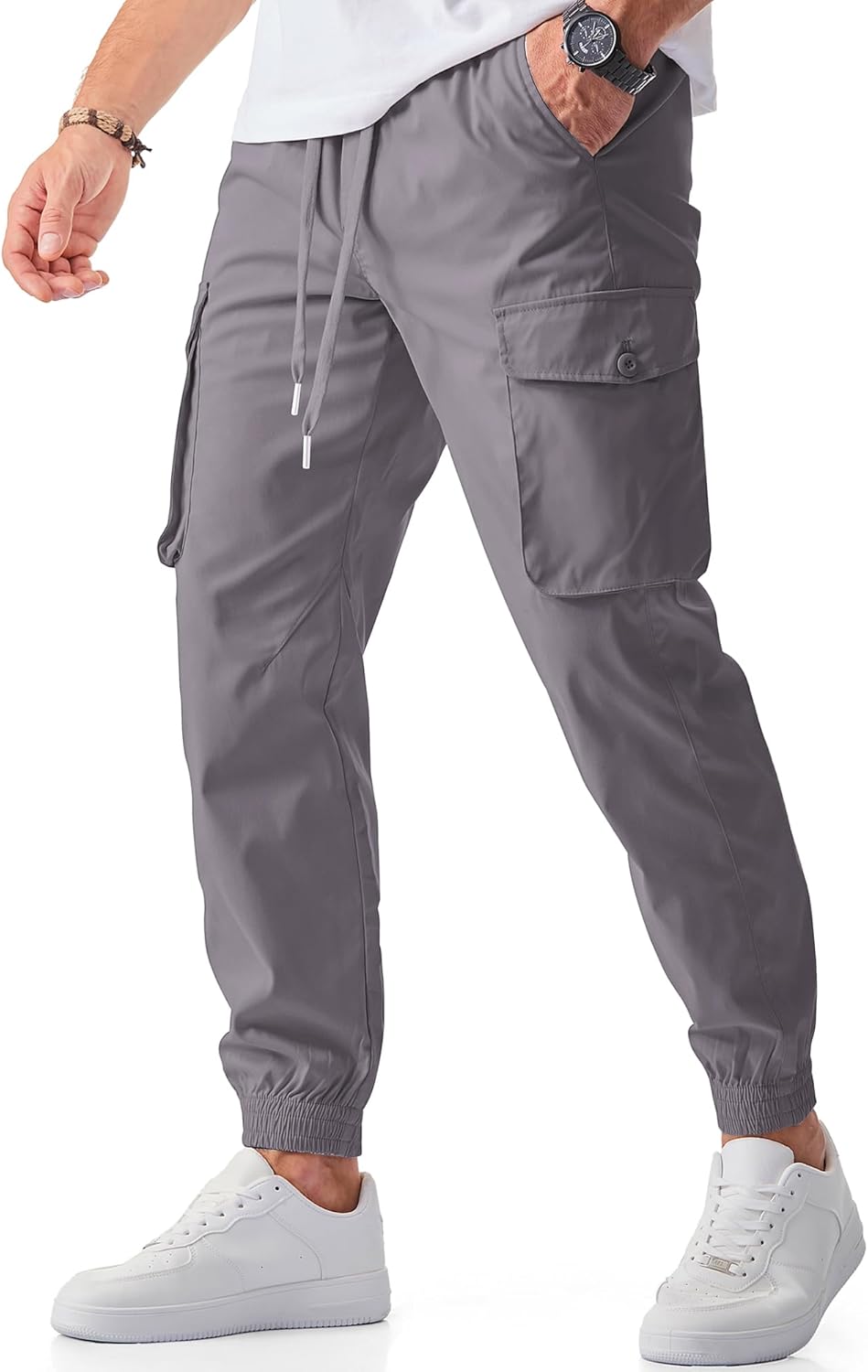 Men's Casual Cargo Joggers Pants