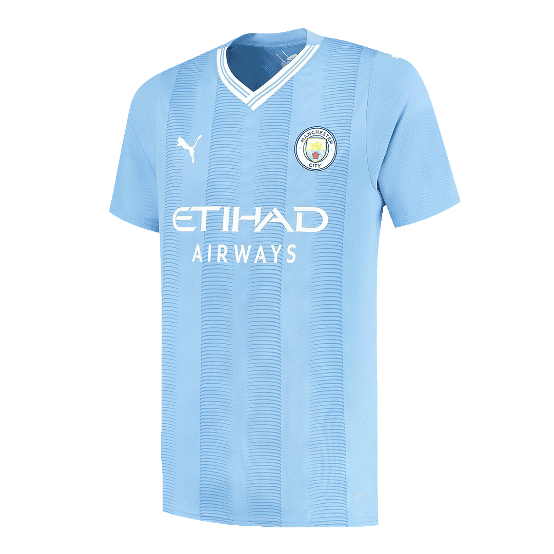 DE BRUYNE #17 Manchester City Home Soccer Jersey 2023/24