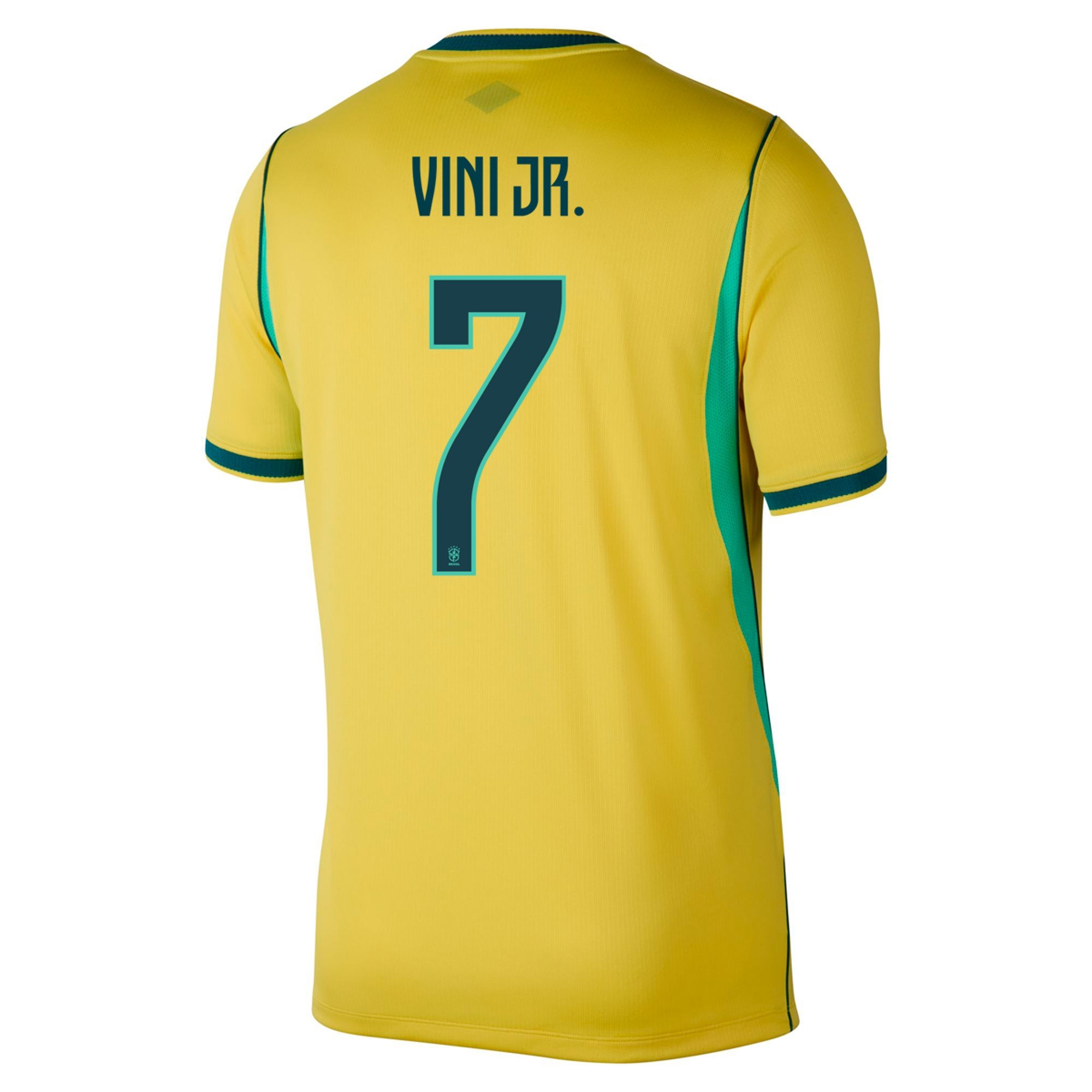 Men's Fan Edition Nike Vini Jr. Brazil Home Jersey 2026