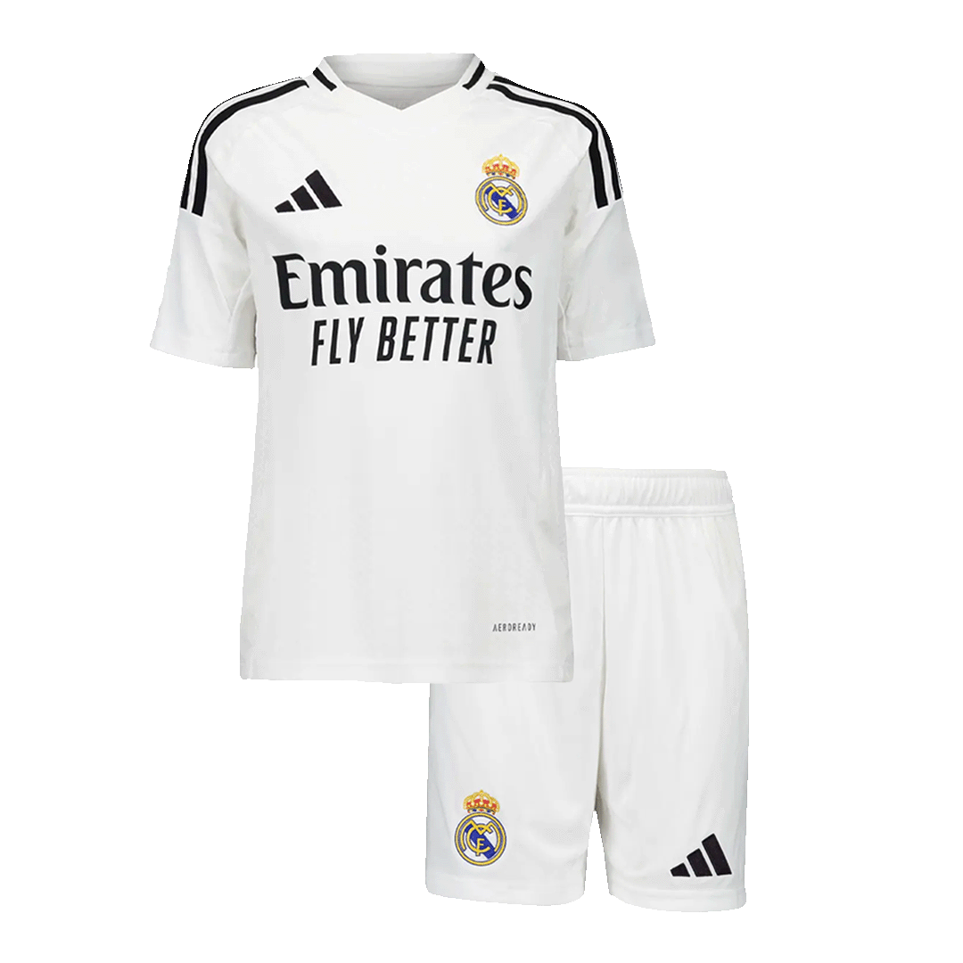 BELLINGHAM #5 Real Madrid Home Kids Soccer Jerseys Kit