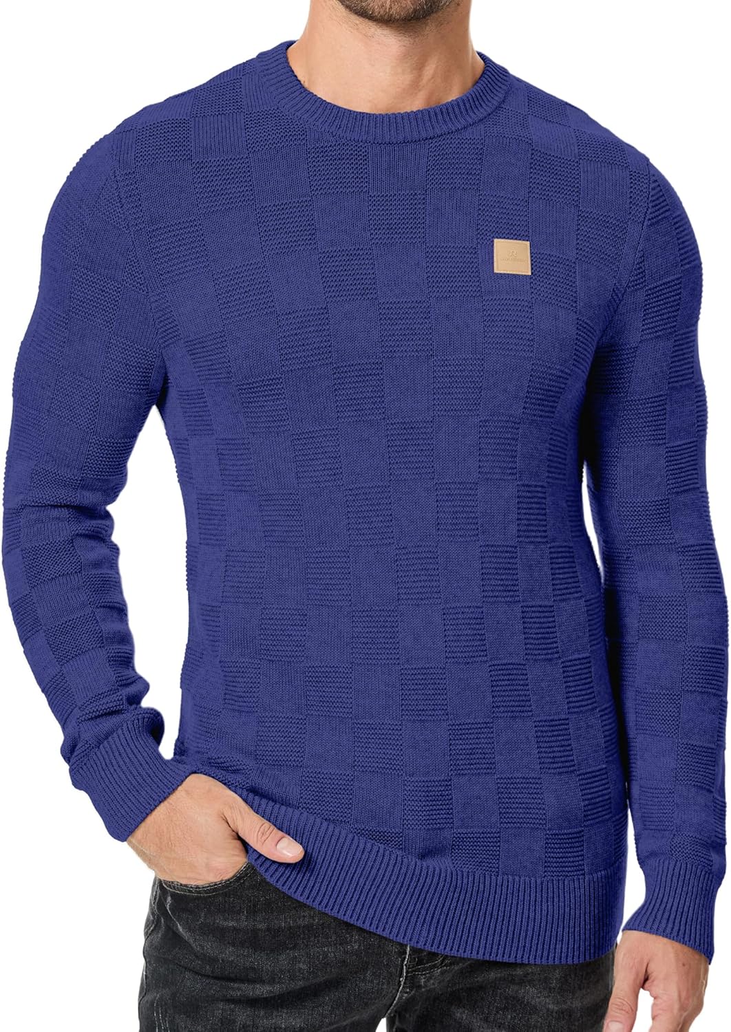 Men's Long Sleeve Knit Pullover Sweaters