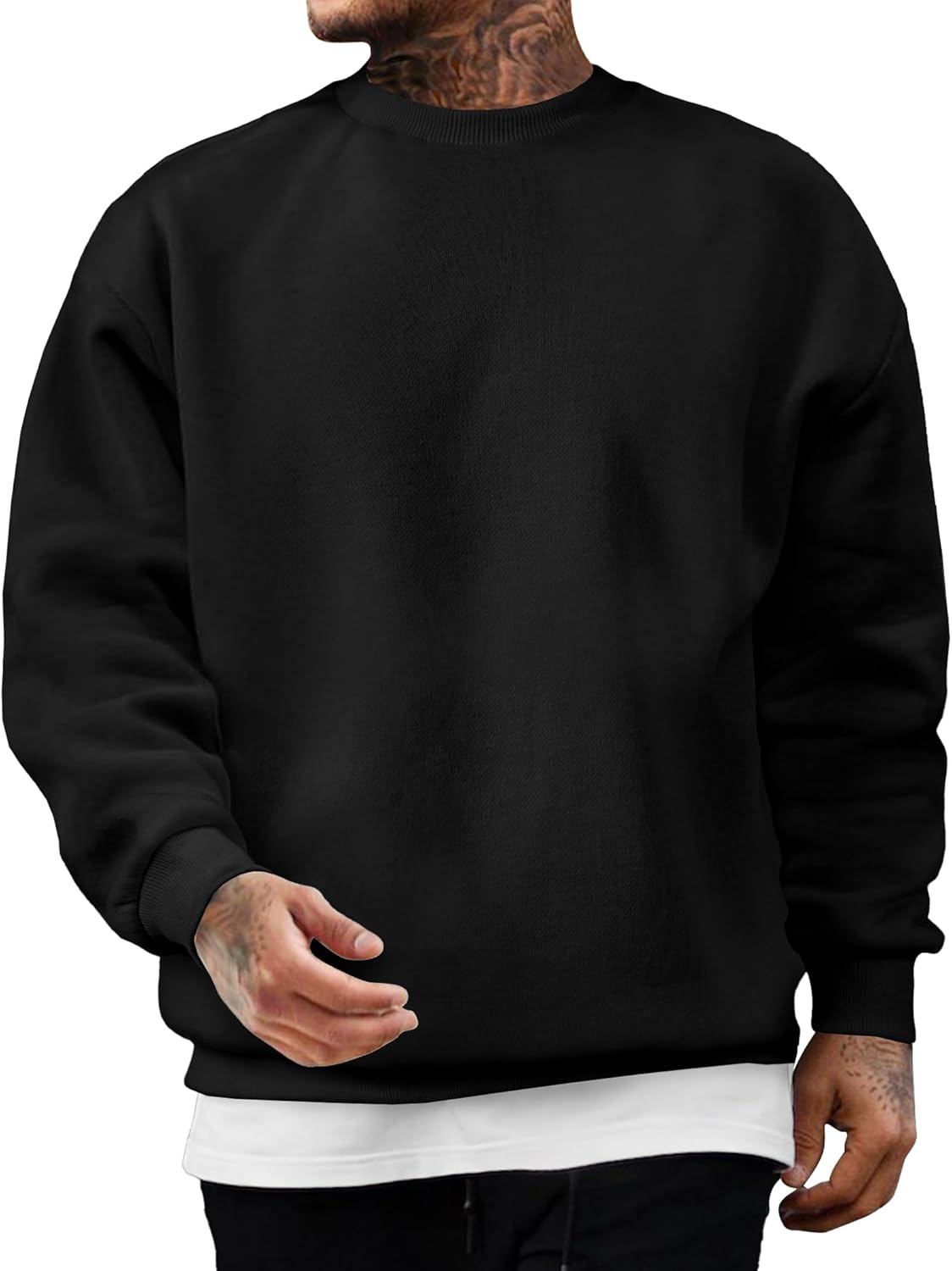 Cotton Pullover Sweatshirt for Men
