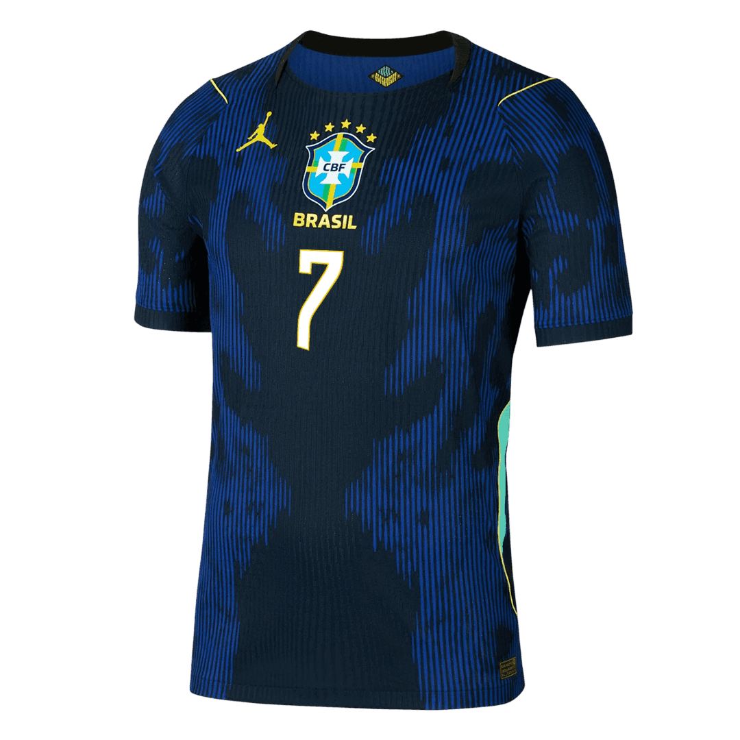 VINI JR. #7 Brazil Away Player Version Jersey World Cup 2026