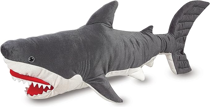 Giant Shark - Lifelike Stuffed Animal (over 3 feet long)