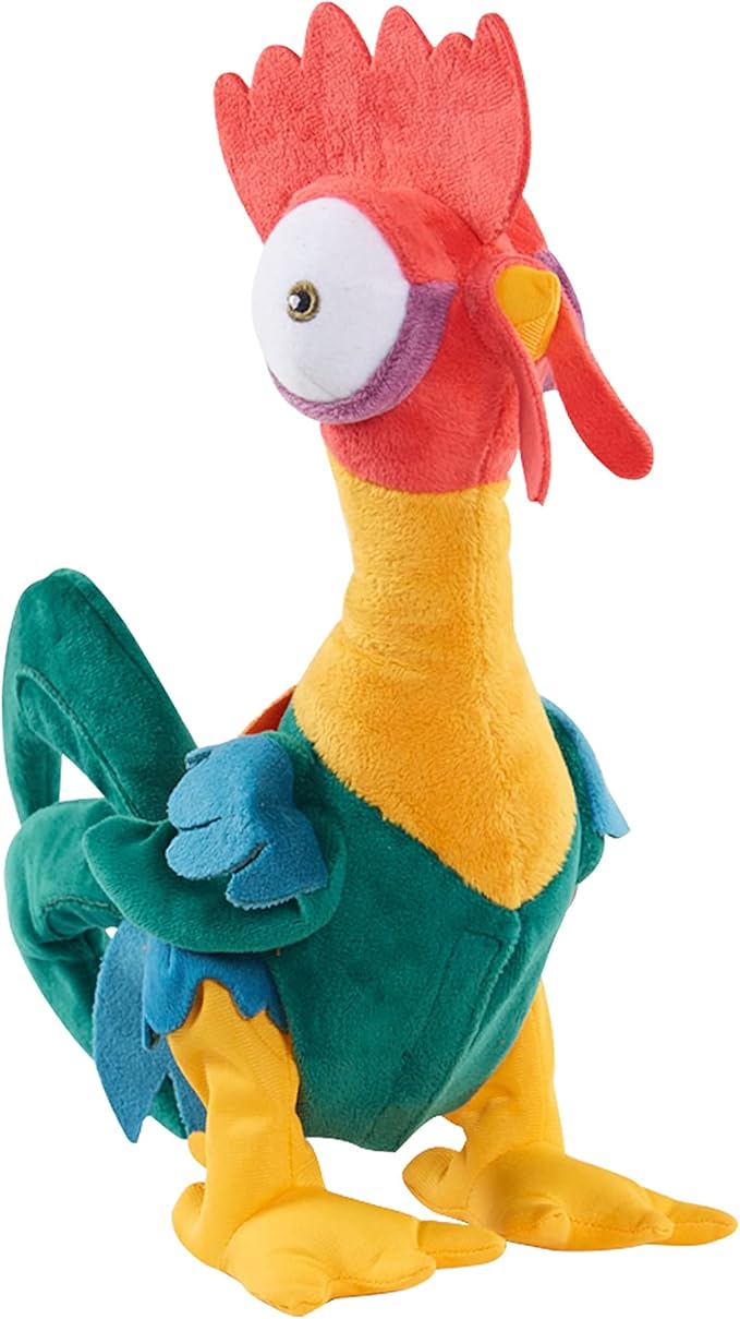 Moana 11-inch Hei Hei Feature Small Plush with Sounds and Dancing, Stuffed Animal, Pretend Play, Kids Toys for Ages 3 Up by Just Play