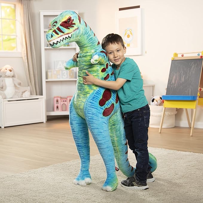 Jumbo T-Rex Dinosaur - Lifelike Stuffed Animal (over 4 feet tall)